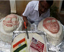 Tamil Nadu food artist prepares 107 kilo idli as a welcome gesture to President Trump